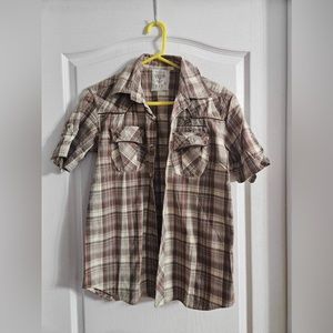 PLF Men’s Button Up Size Large.   1320